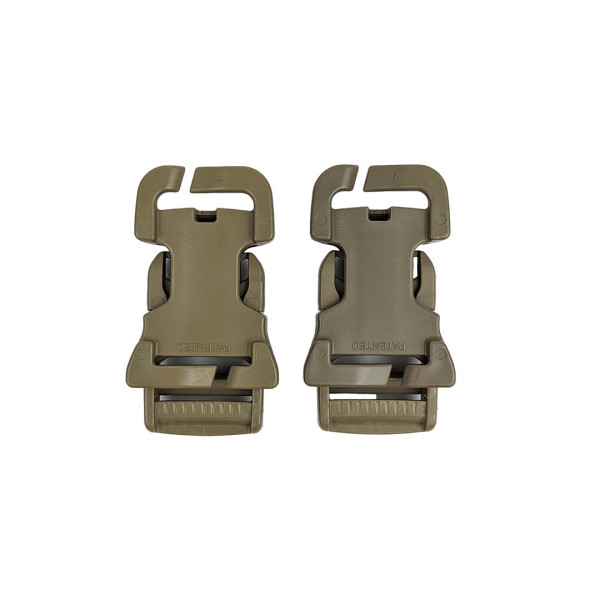 2M Buckle PALS-Mount 25 mm Tan (2pcs)
