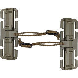 First Spear Tubes Fastener, 4" Set, Split Bar, Tan (2pcs)