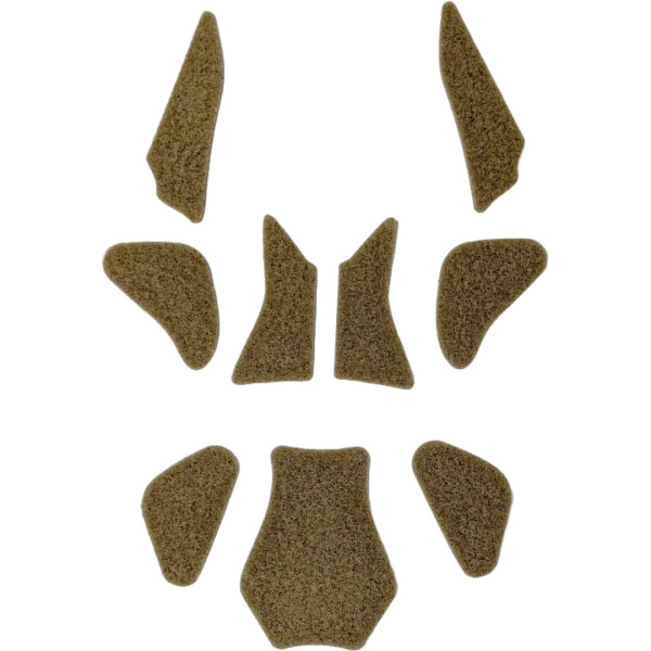 Velcro Stickers Additional for Ops-Core XP/MT + RS Helmet Coyote