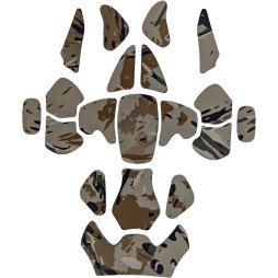 Helmet Patch Covers Pangolin Copperhead