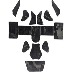 Helmet Patch Covers Ops-Core XP/MT + RS Multicam Black