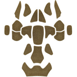 Pangolin Velcro Sticker for Helmet Coyote