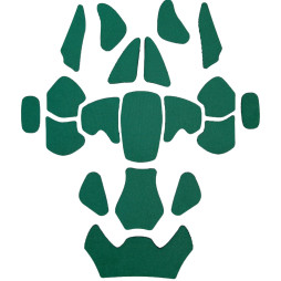 Pangolin Marking Helmet Patch Green