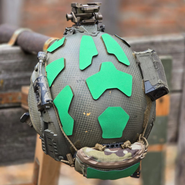 Pangolin Marking Helmet Patch Green