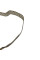 Ultra-thin Trouser Belt Black 2XL