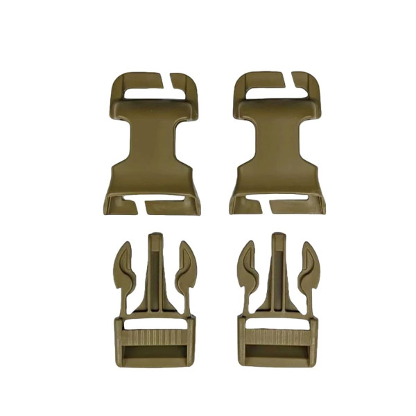 2M Buckle PALS-Mount 25 mm Tan (2pcs)