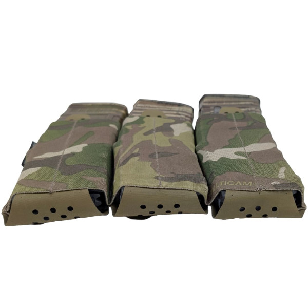 3 AR-15 Elastic Mag Pouch Multicam