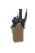 Medium Insert Pouch for Radio Coyote Brown