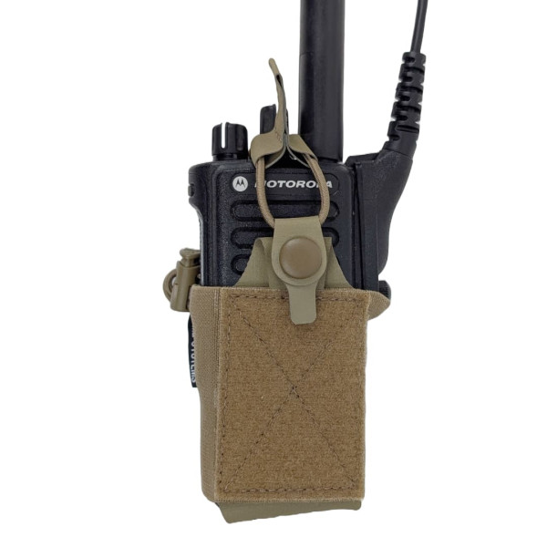 Medium Insert Pouch for Radio Coyote Brown