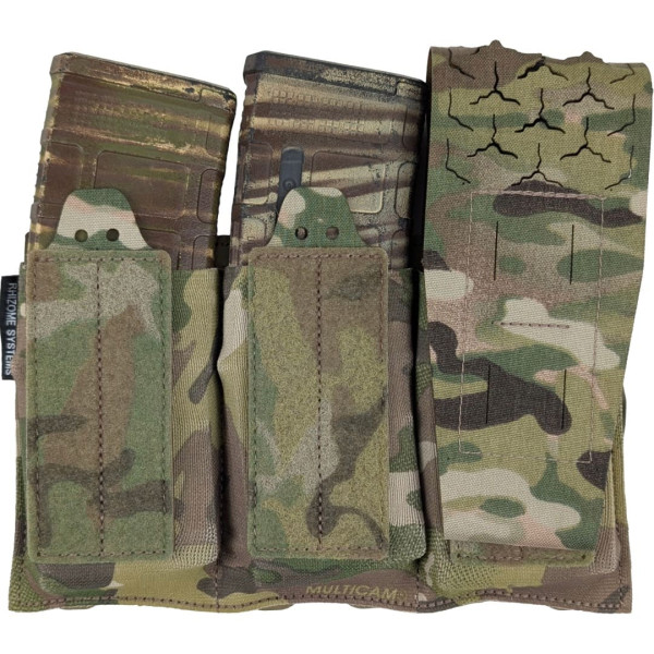 3 Velcro Elastic Mag Pouch Multicam