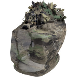 Camouflage Anti-Mosquito Head Net A-TACS iX