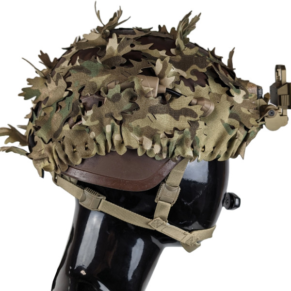 Ears for Helmet Scrim Leaf Oak LaserCut Multicam
