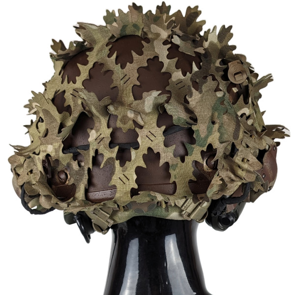 Ears for Helmet Scrim Leaf Oak LaserCut Multicam