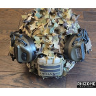 Helmet Scrim Leaf Oak LaserCut Multicam