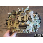 Helmet Scrim Leaf Oak LaserCut Multicam